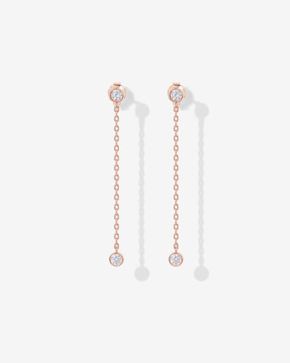 Simulated Diamond Drop Earrings
