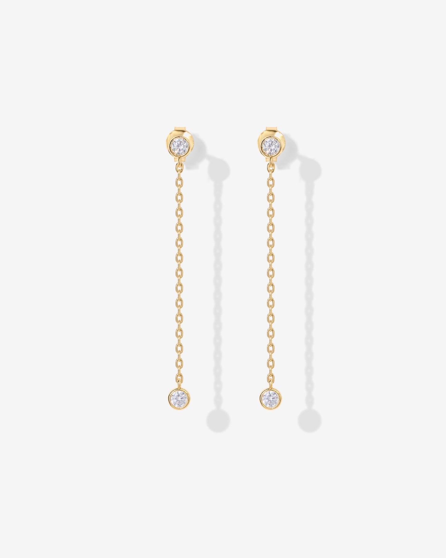 Simulated Diamond Drop Earrings