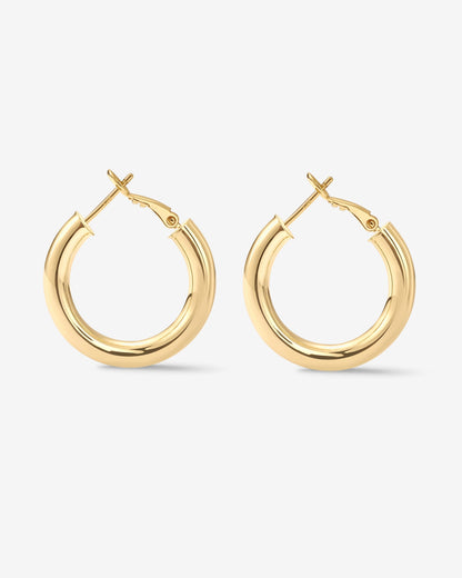 Clasp Back Chunky Hoops
