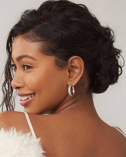 Clasp Back Chunky Hoops
