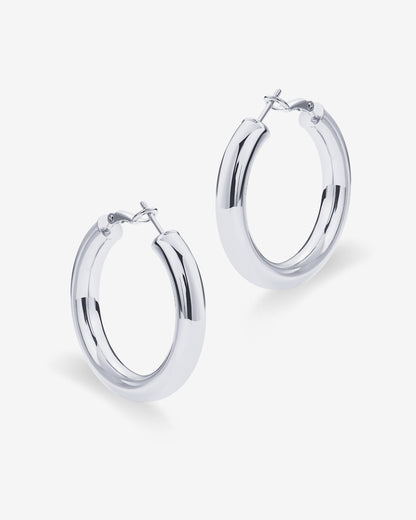 Clasp Back Chunky Hoops