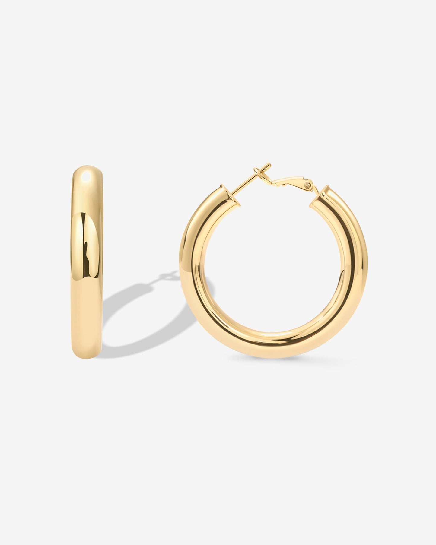 Clasp Back Chunky Hoops