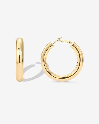 Clasp Back Chunky Hoops