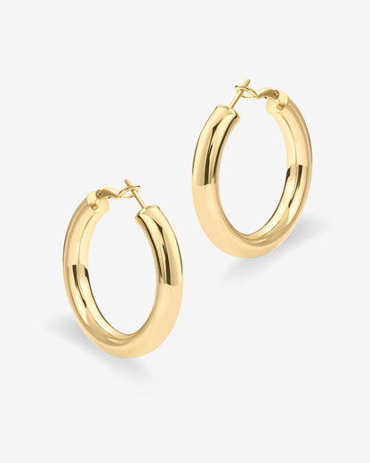 Clasp Back Chunky Hoops