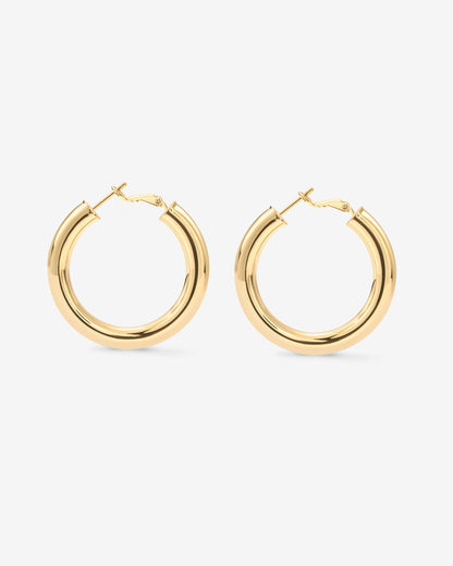 Clasp Back Chunky Hoops