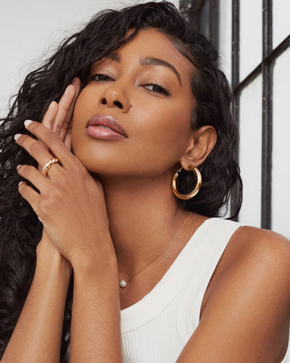 Clasp Back Chunky Hoops