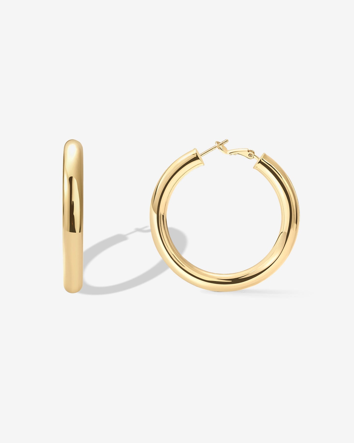Clasp Back Chunky Hoops