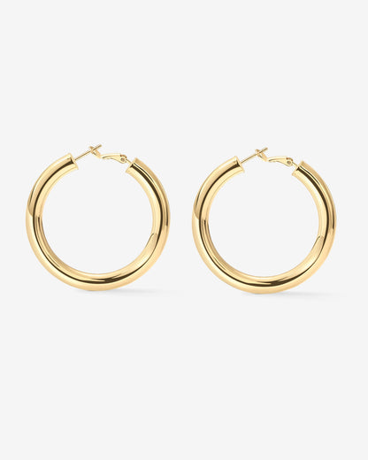 Clasp Back Chunky Hoops