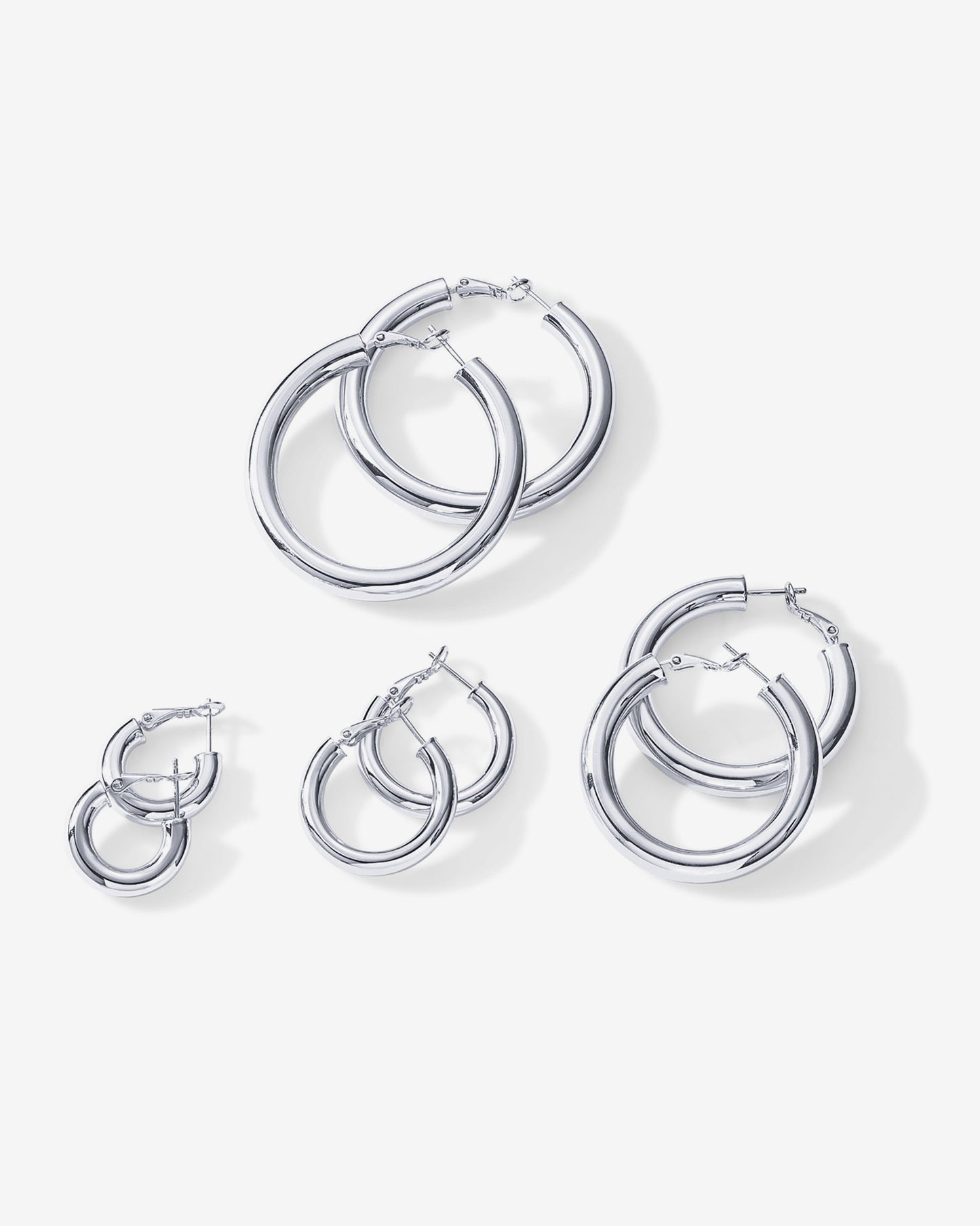Clasp Back Chunky Hoops