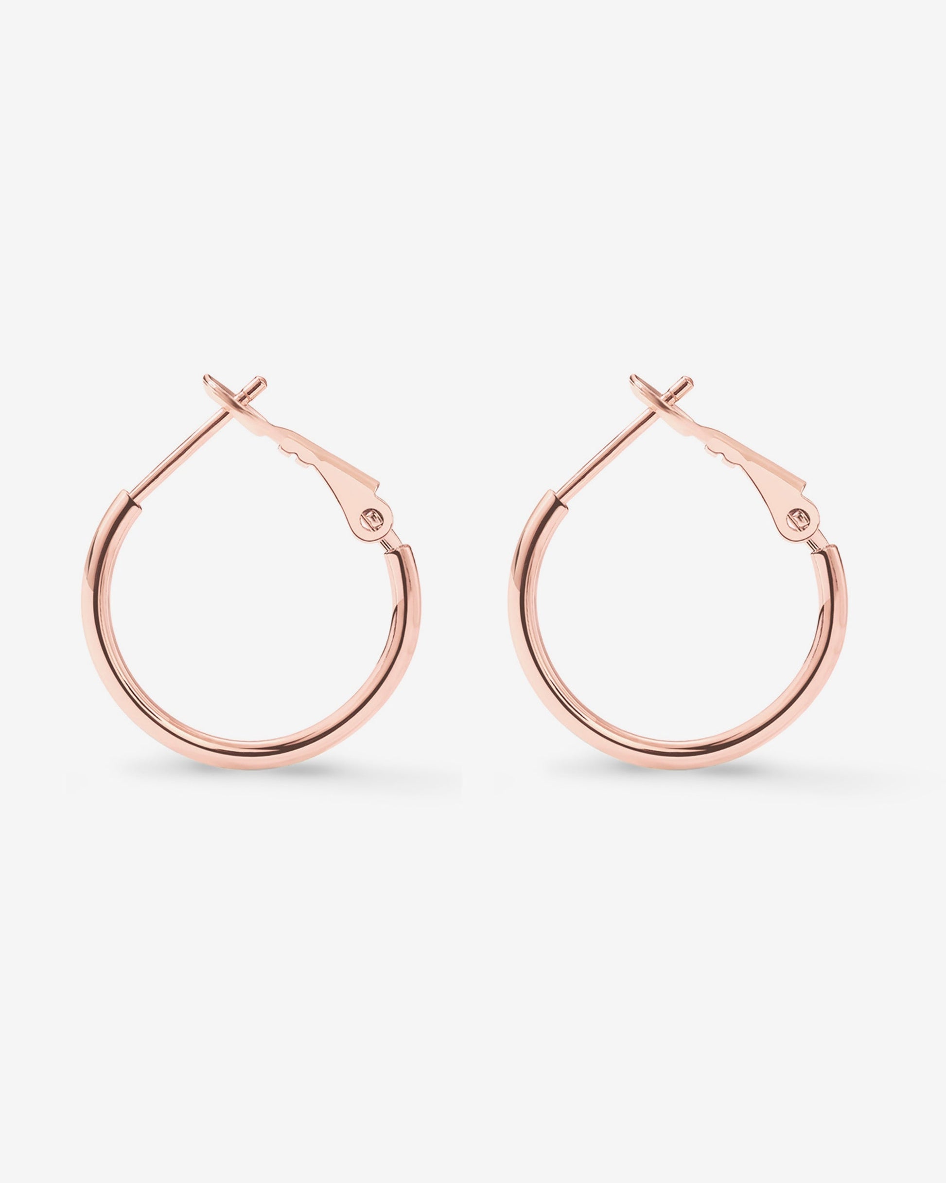 Clasp Back Thin Hoops