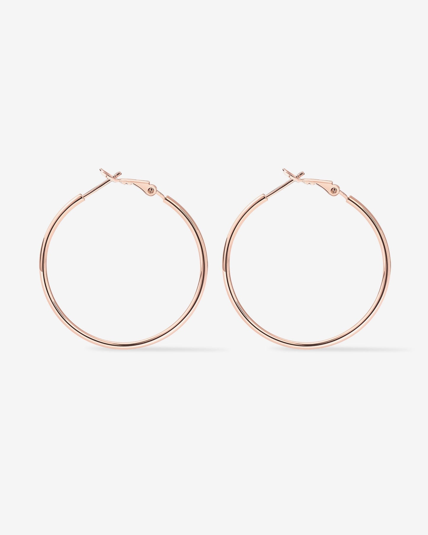 Clasp Back Thin Hoops