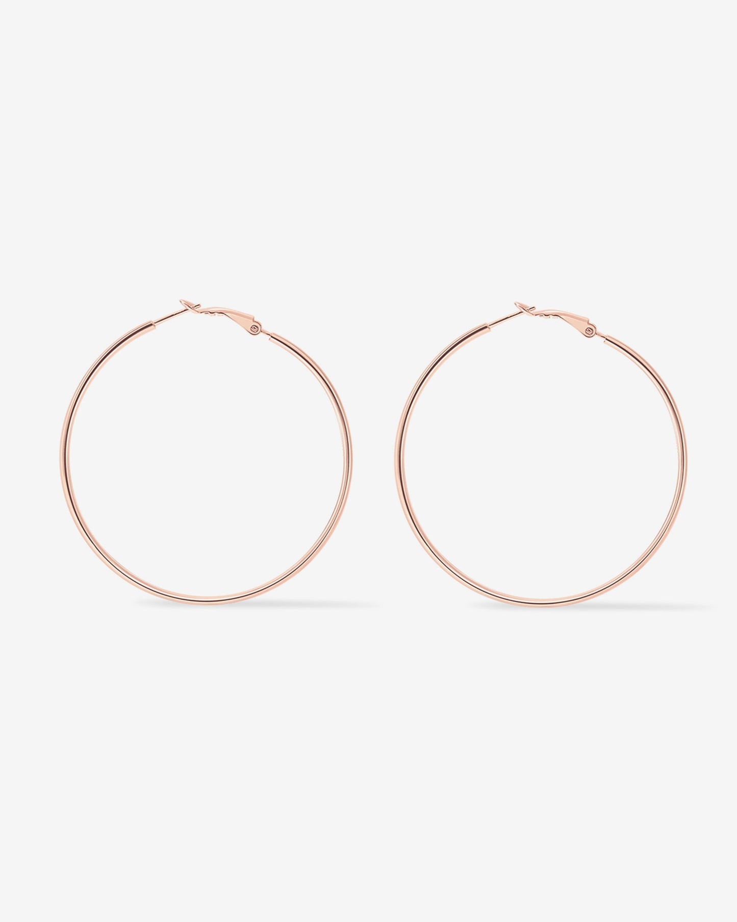 Clasp Back Thin Hoops