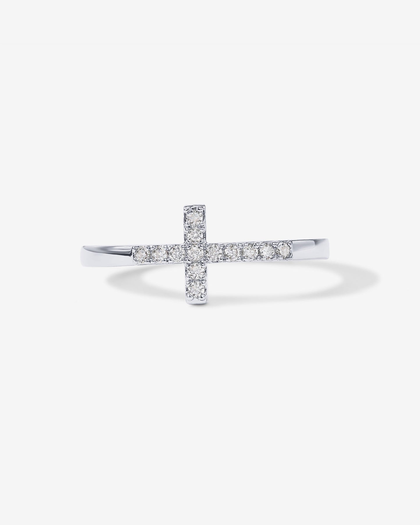 Cross Ring Cubic Zirconia