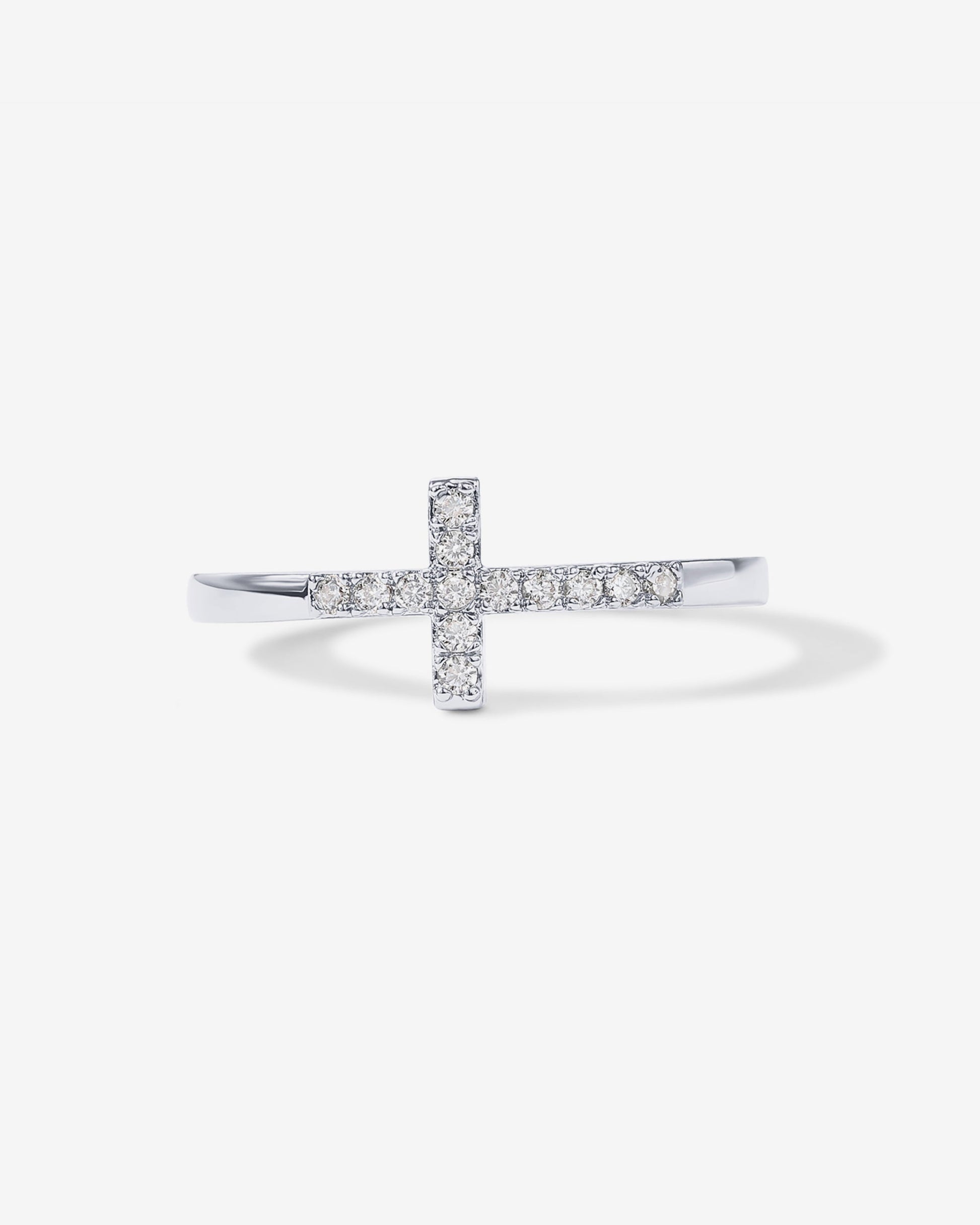 Cross Ring Cubic Zirconia