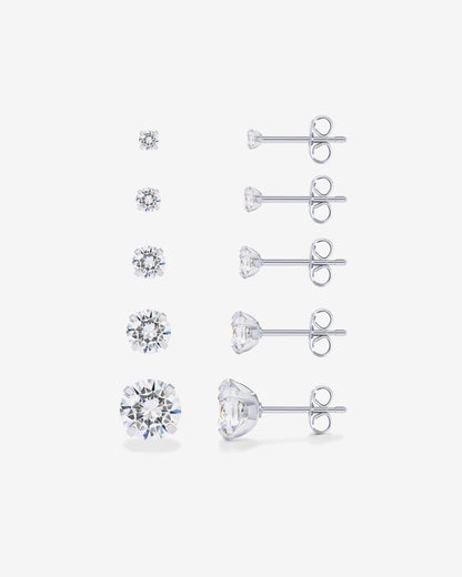 5 Pairs Stud Earring Pack