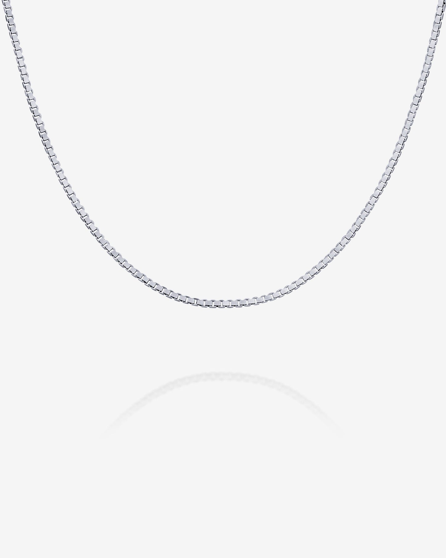 Stackable Thick Square Box Chain Necklace