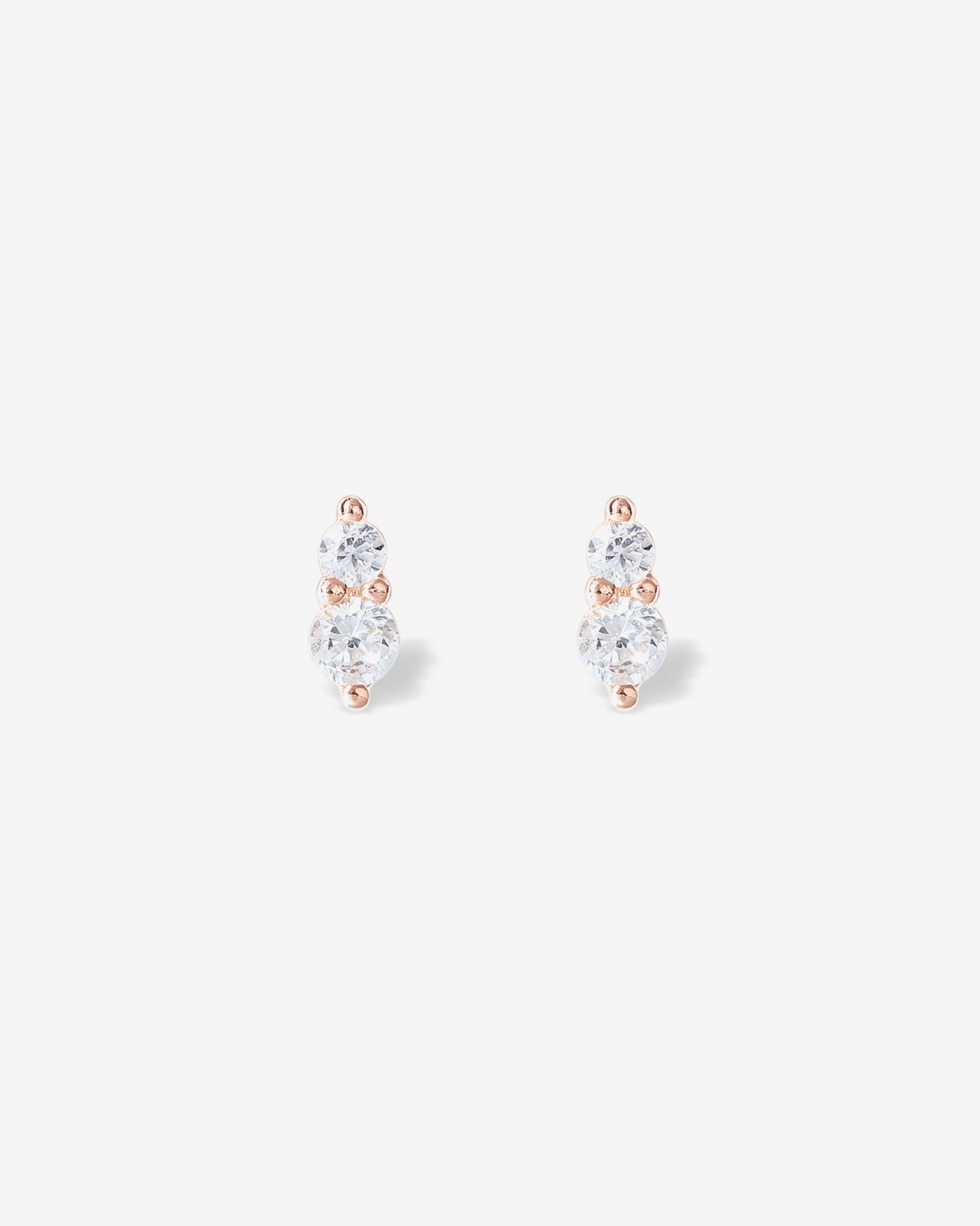 Small Crystal Screw Back Stud