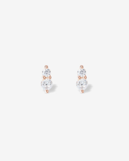 Small Crystal Screw Back Stud