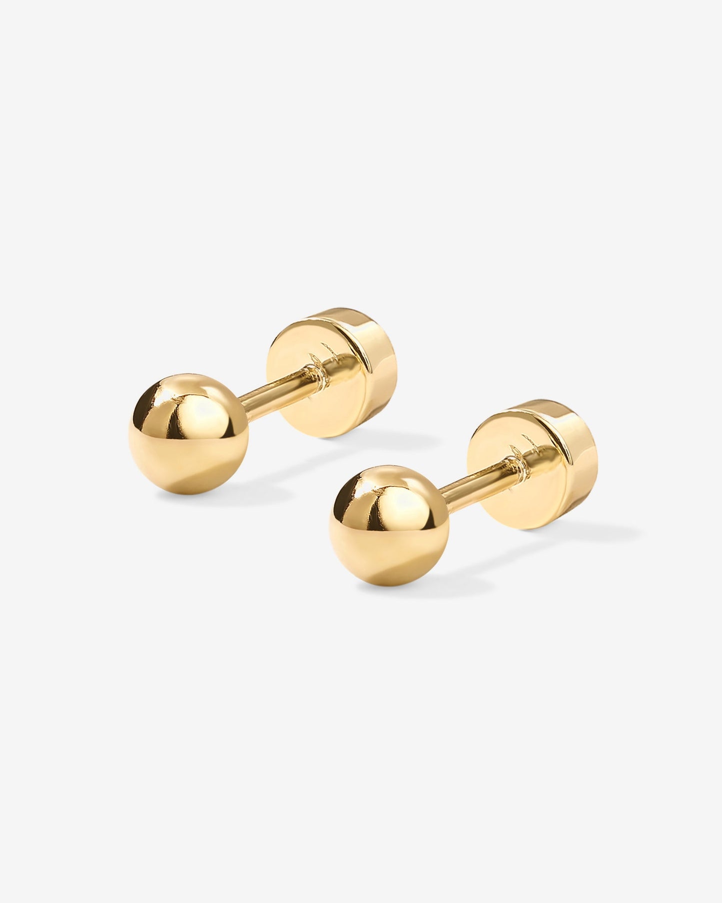 Big Sphere Screw Back Stud