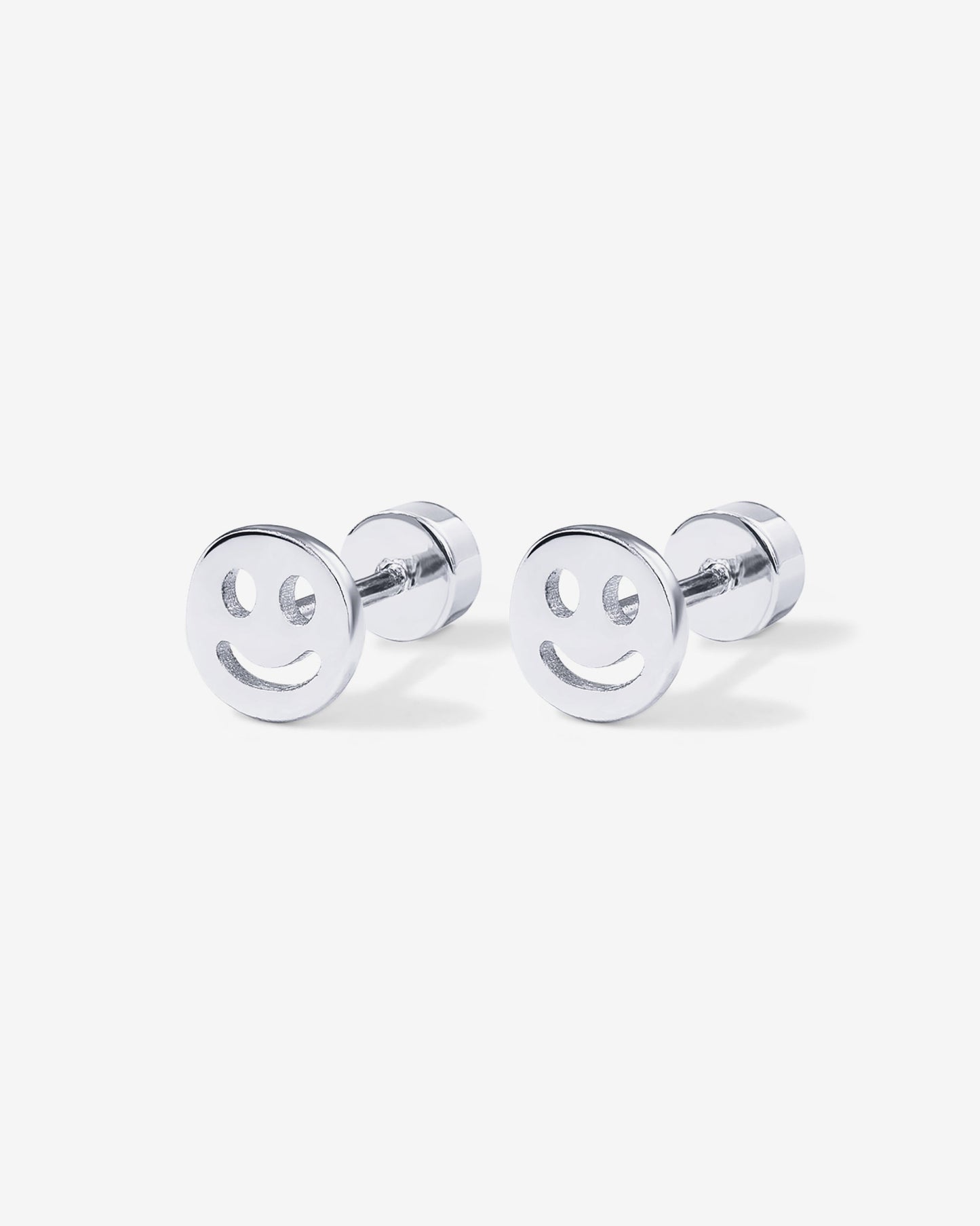 Smiley Face Screw Back Stud