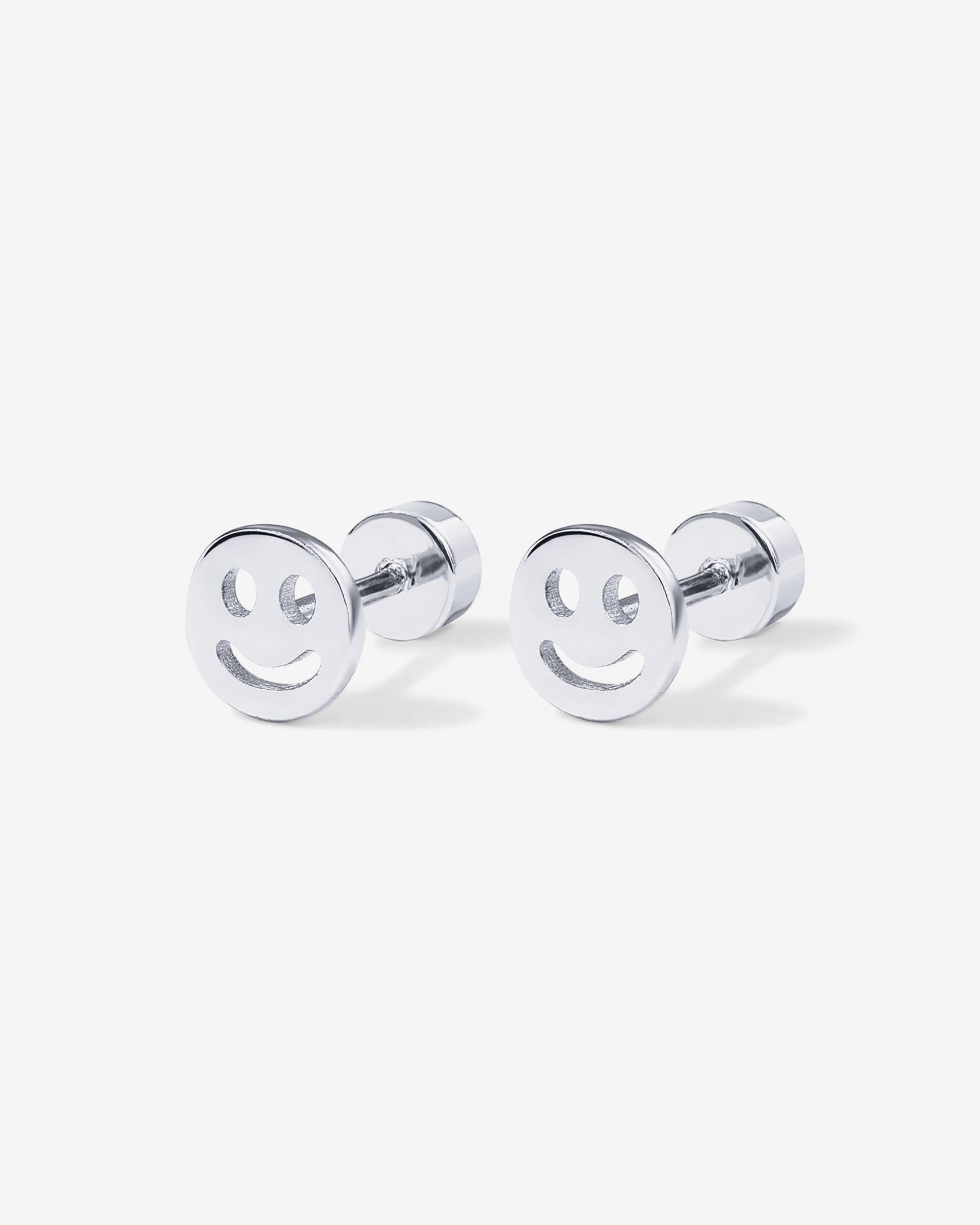 Smiley Face Screw Back Stud