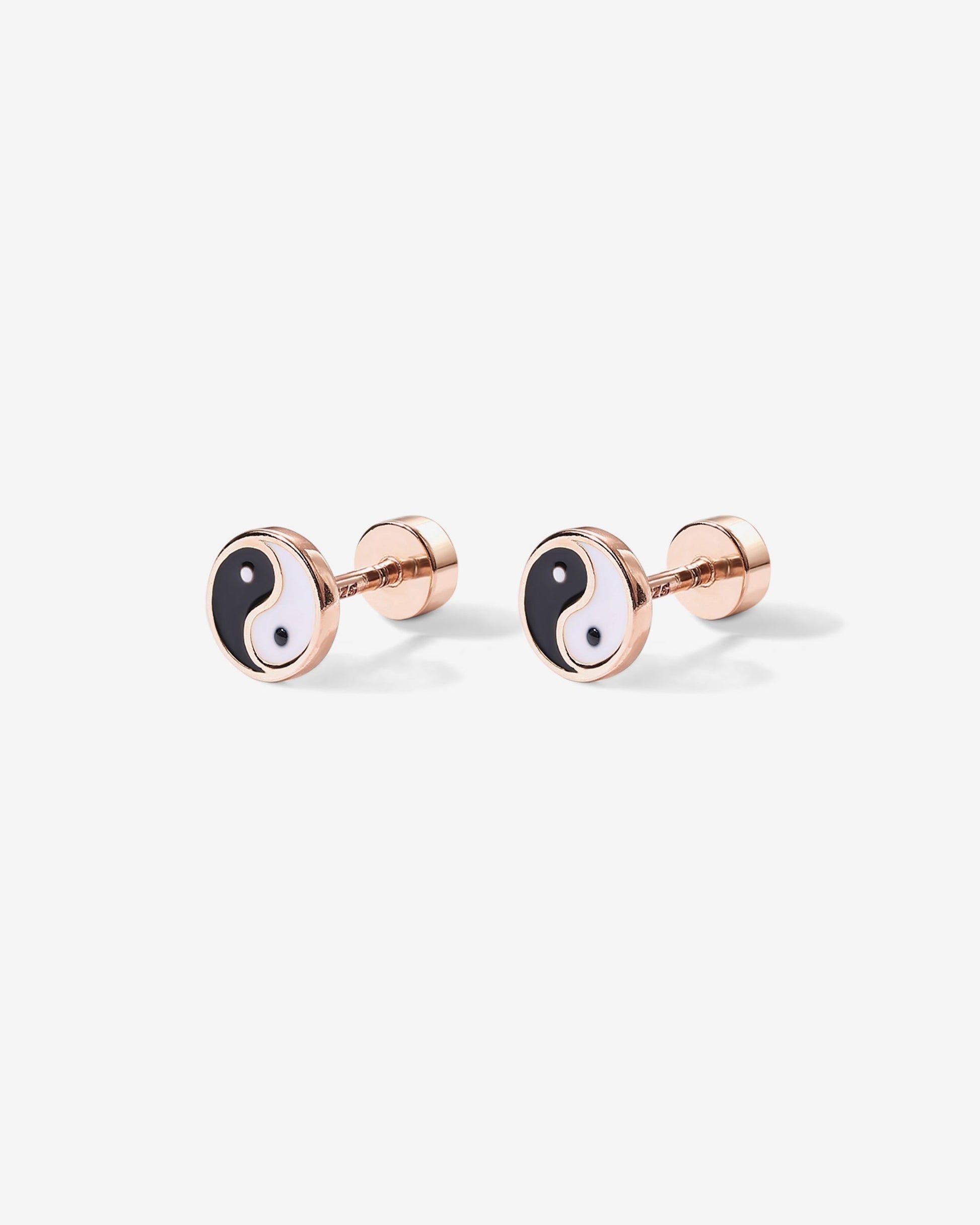 Yin Yang Screw Back Studs