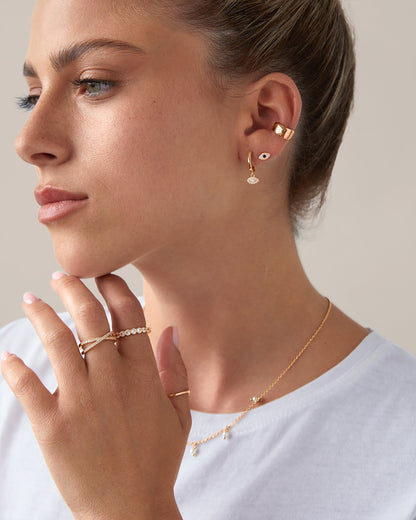 Evil Eye Screw Back Stud