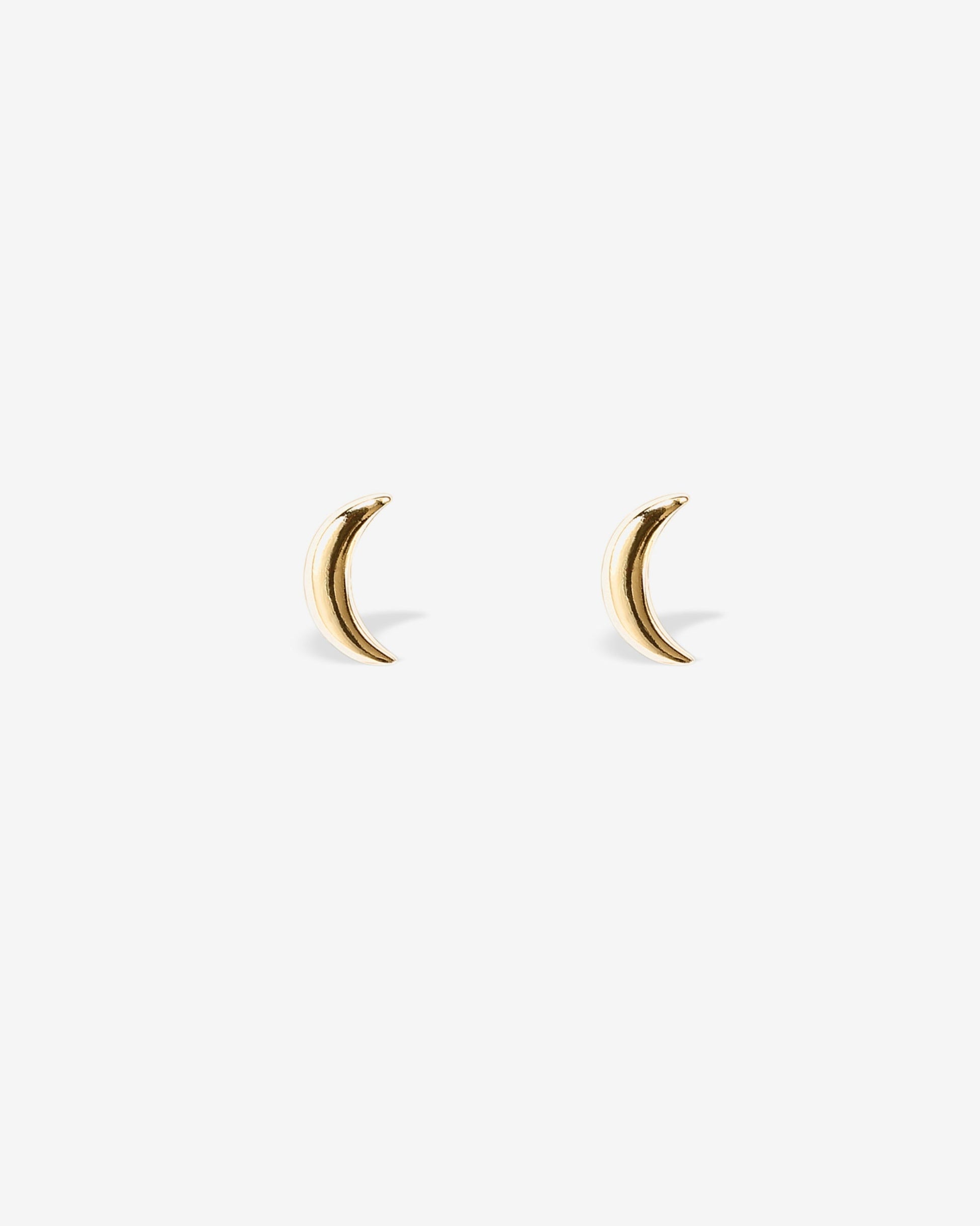 Tiny Moon Screw Back Studs