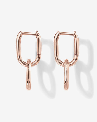 Convertible Paper Clip Link Hoops