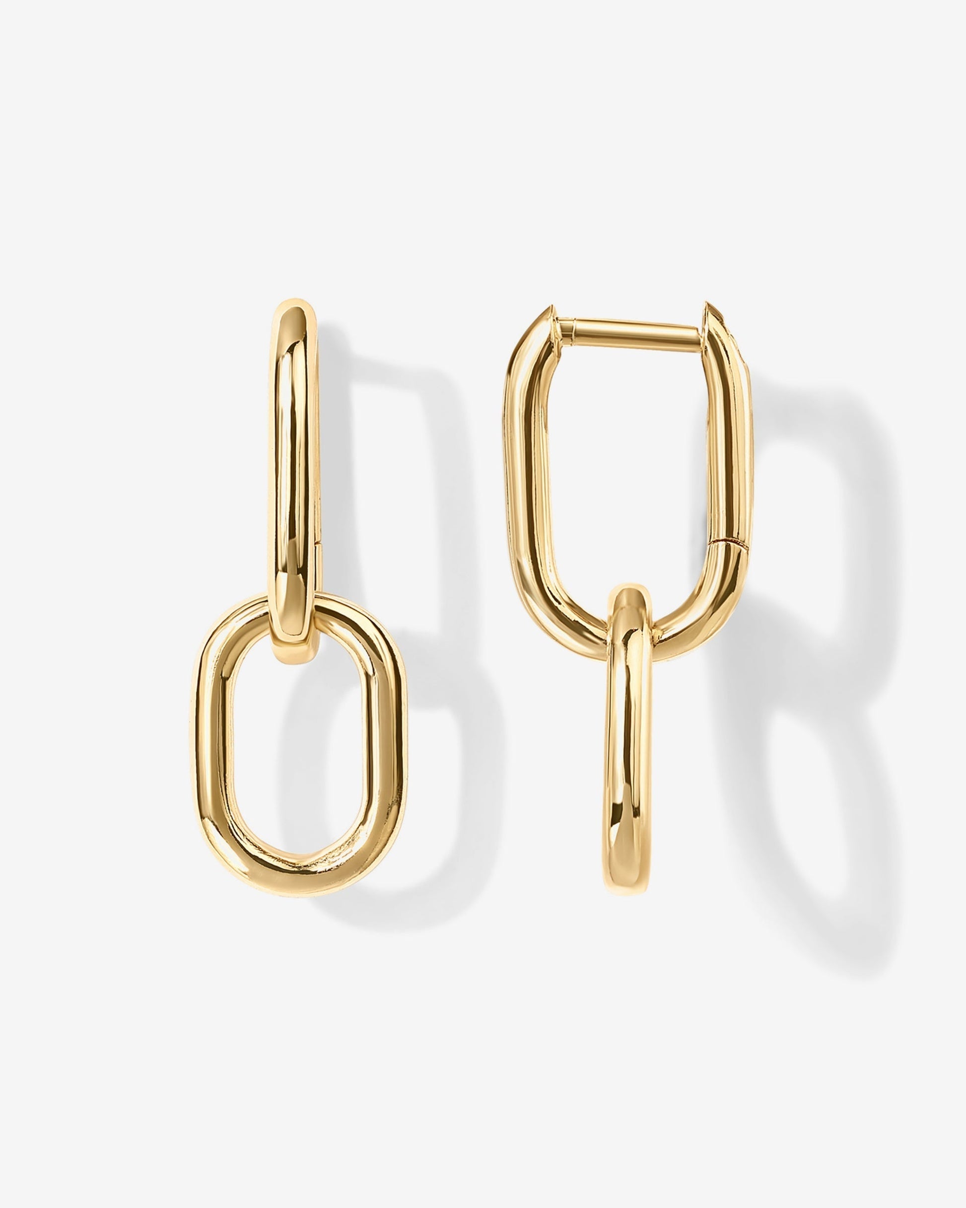 Convertible Paper Clip Link Hoops