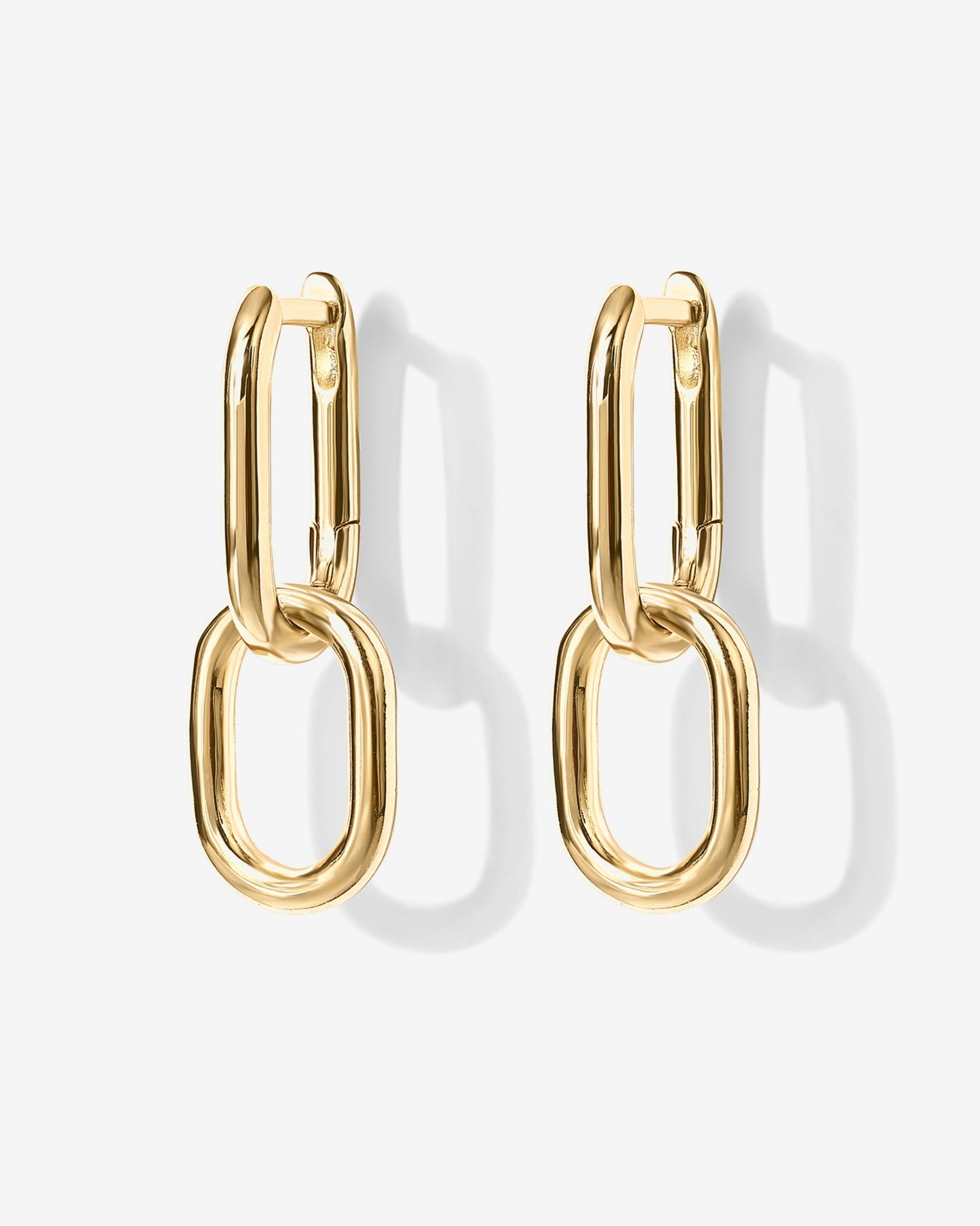 Convertible Paper Clip Link Hoops