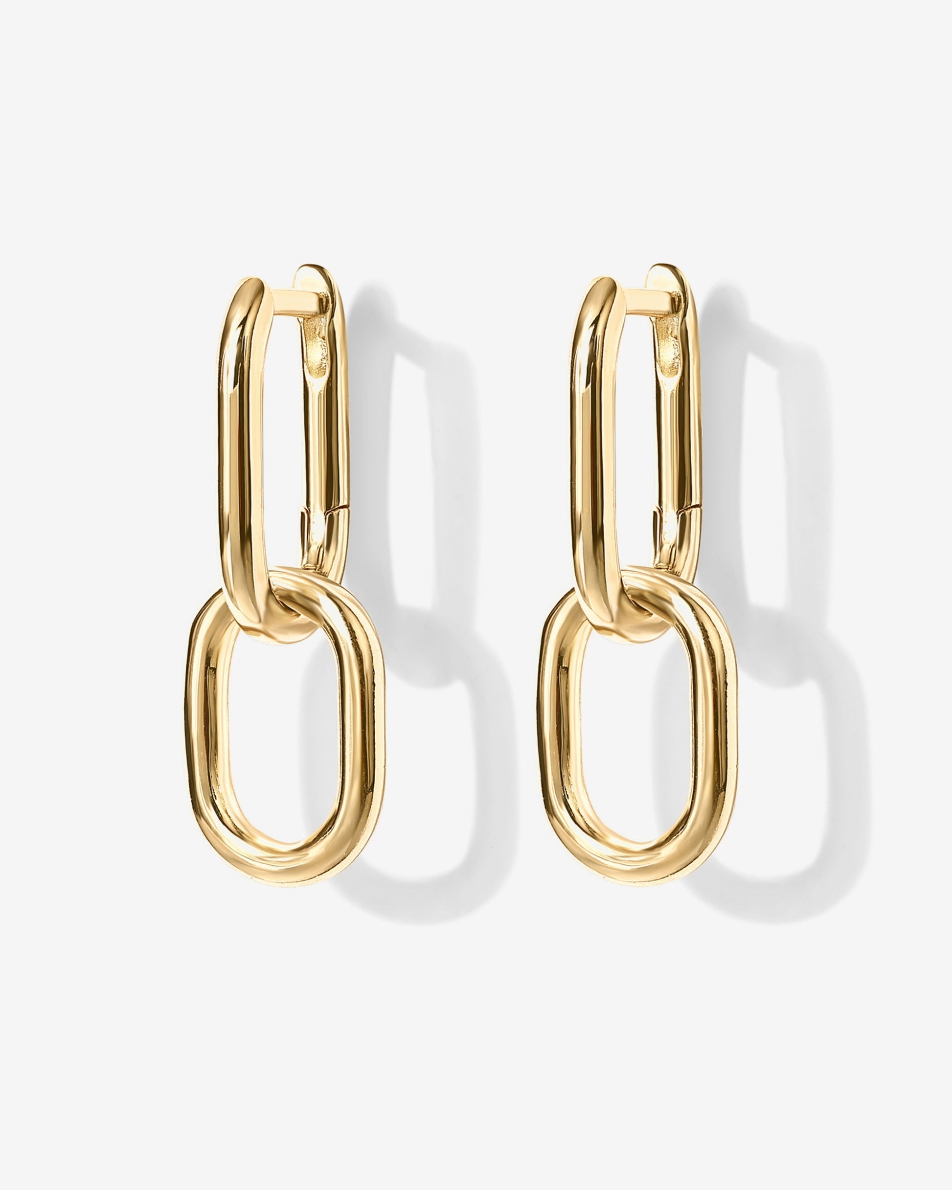 Convertible Paper Clip Link Hoops