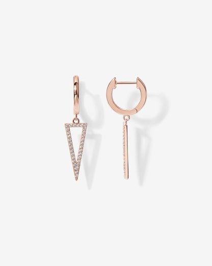 Dangle Huggie Earrings