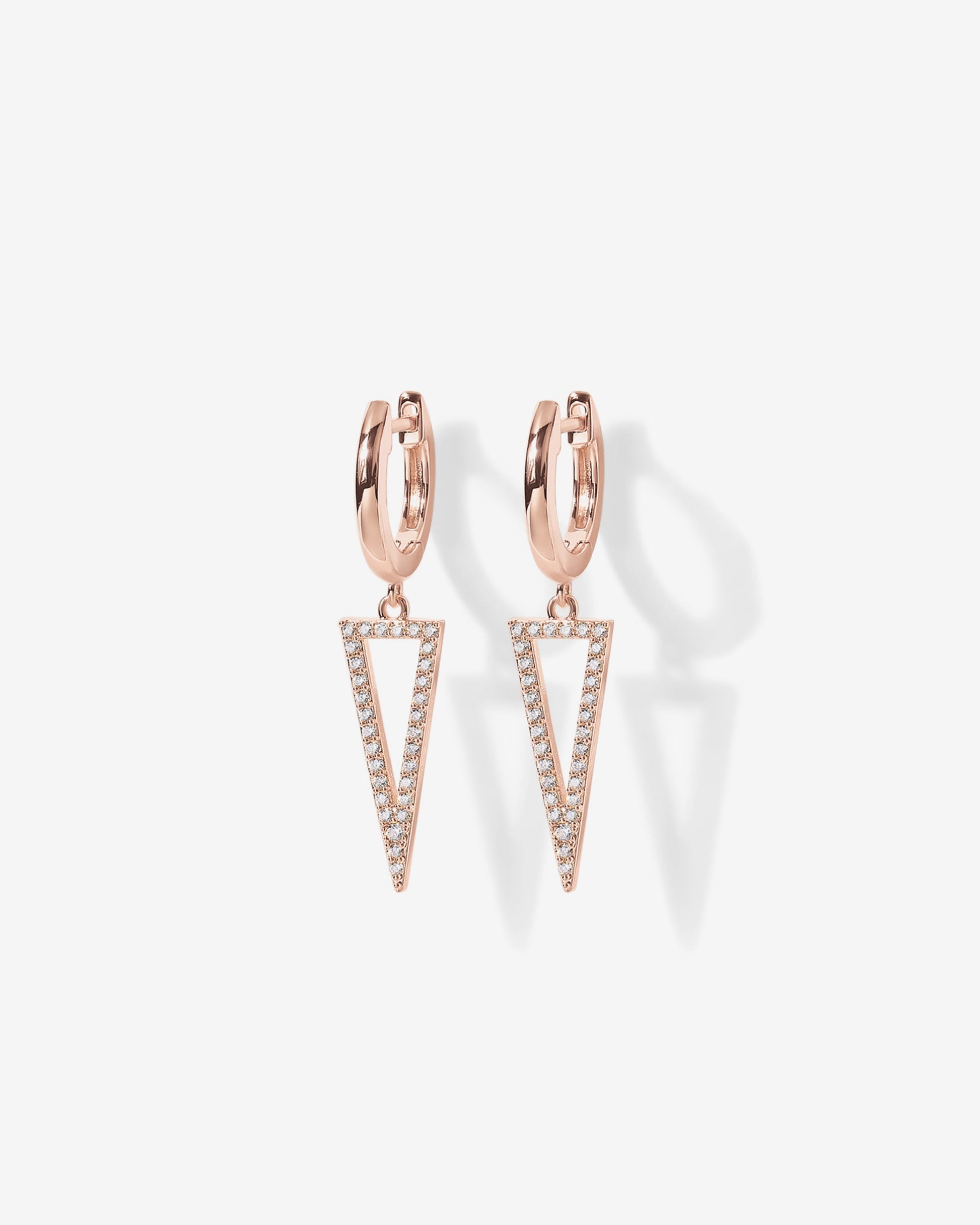 Dangle Huggie Earrings