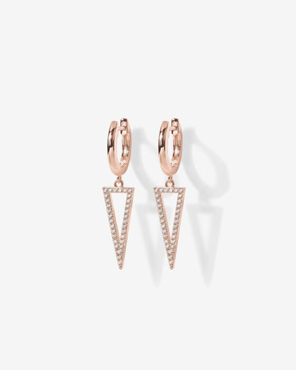 Dangle Huggie Earrings