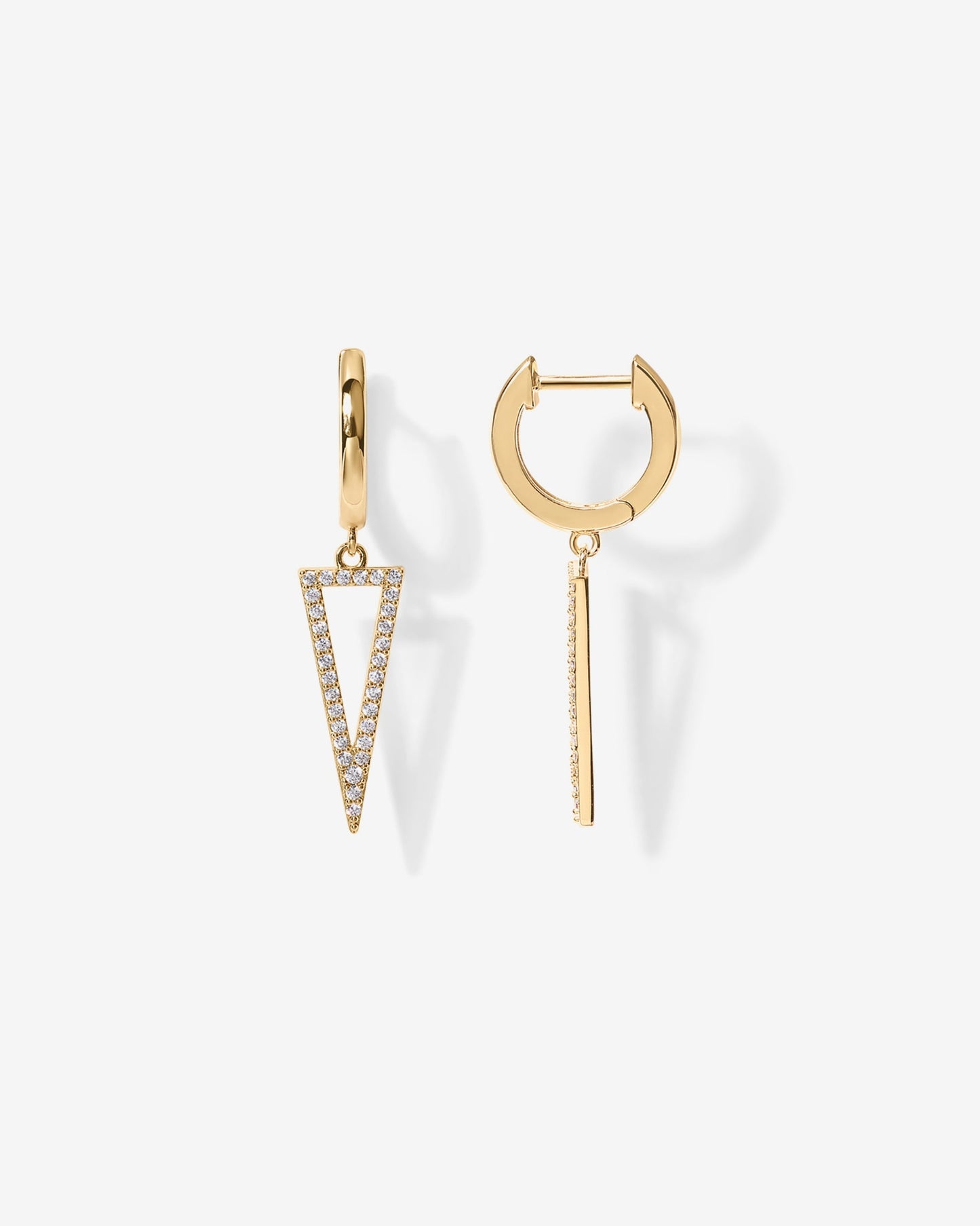 Dangle Huggie Earrings