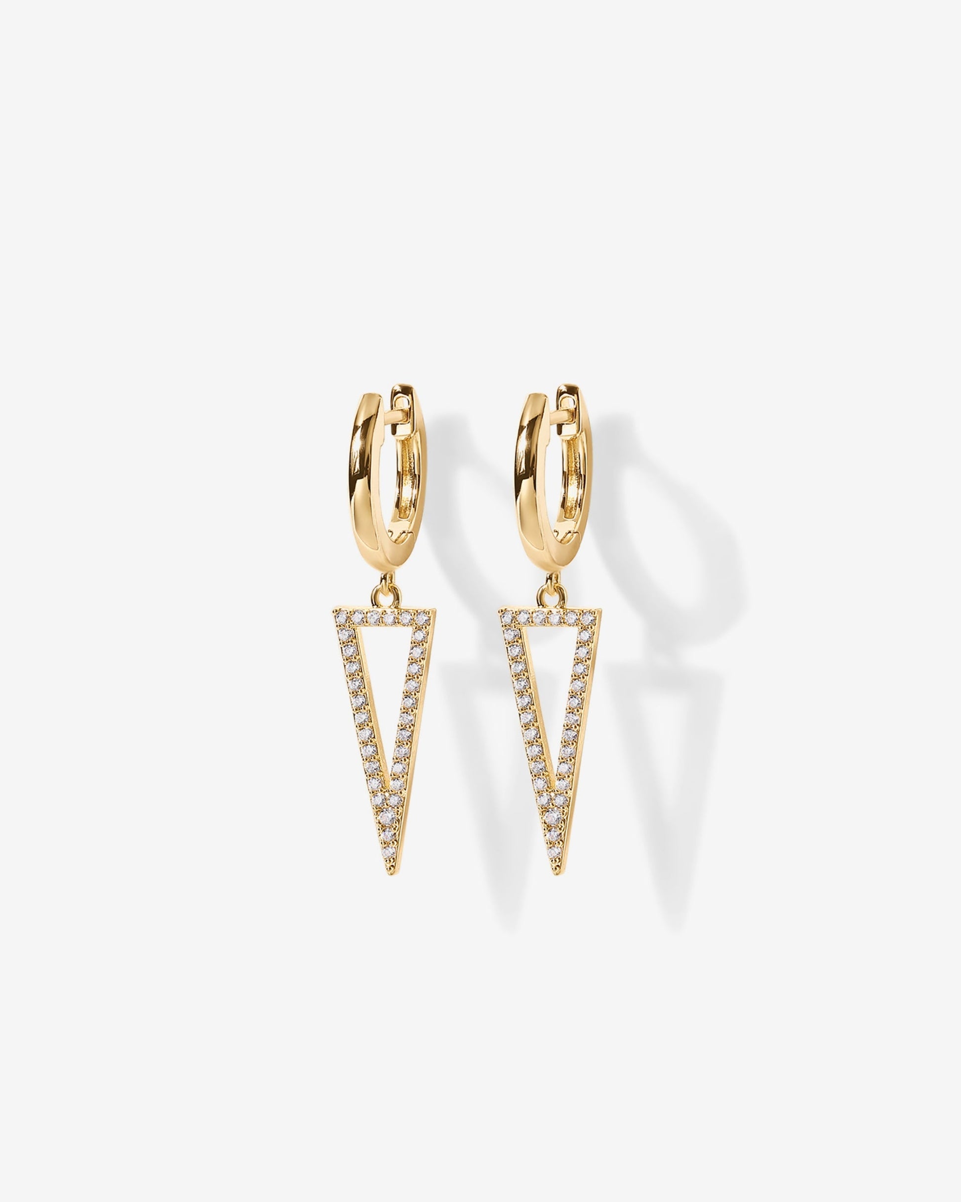 Dangle Huggie Earrings
