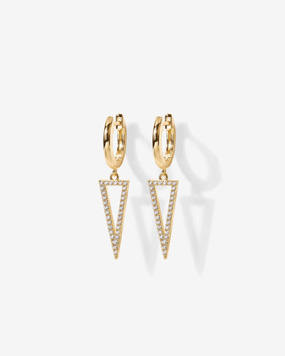 Dangle Huggie Earrings
