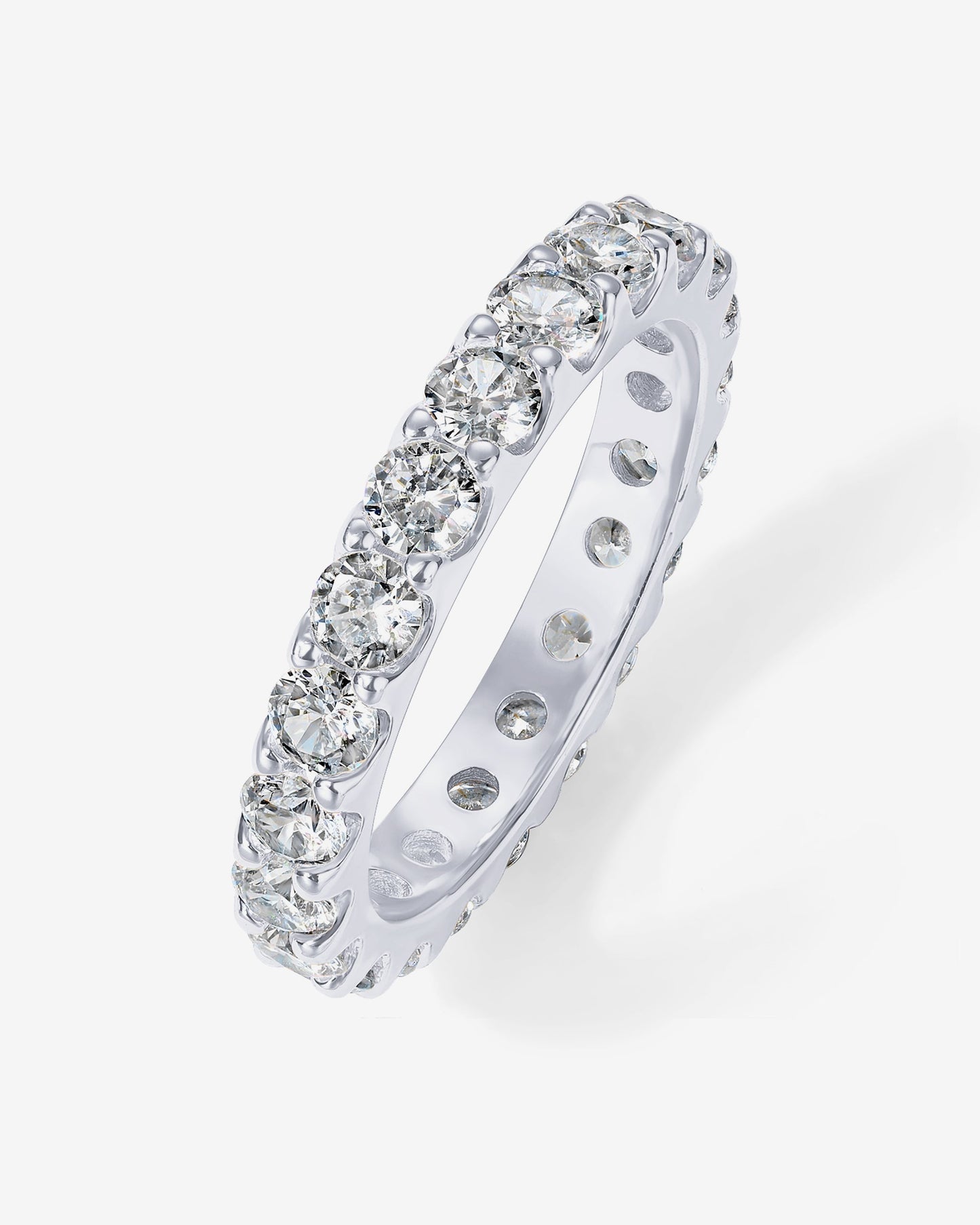 Cubic Zirconia Stackable Eternity Ring