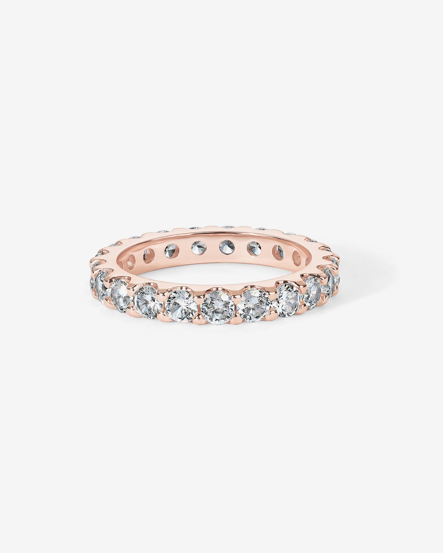 Cubic Zirconia Stackable Eternity Ring