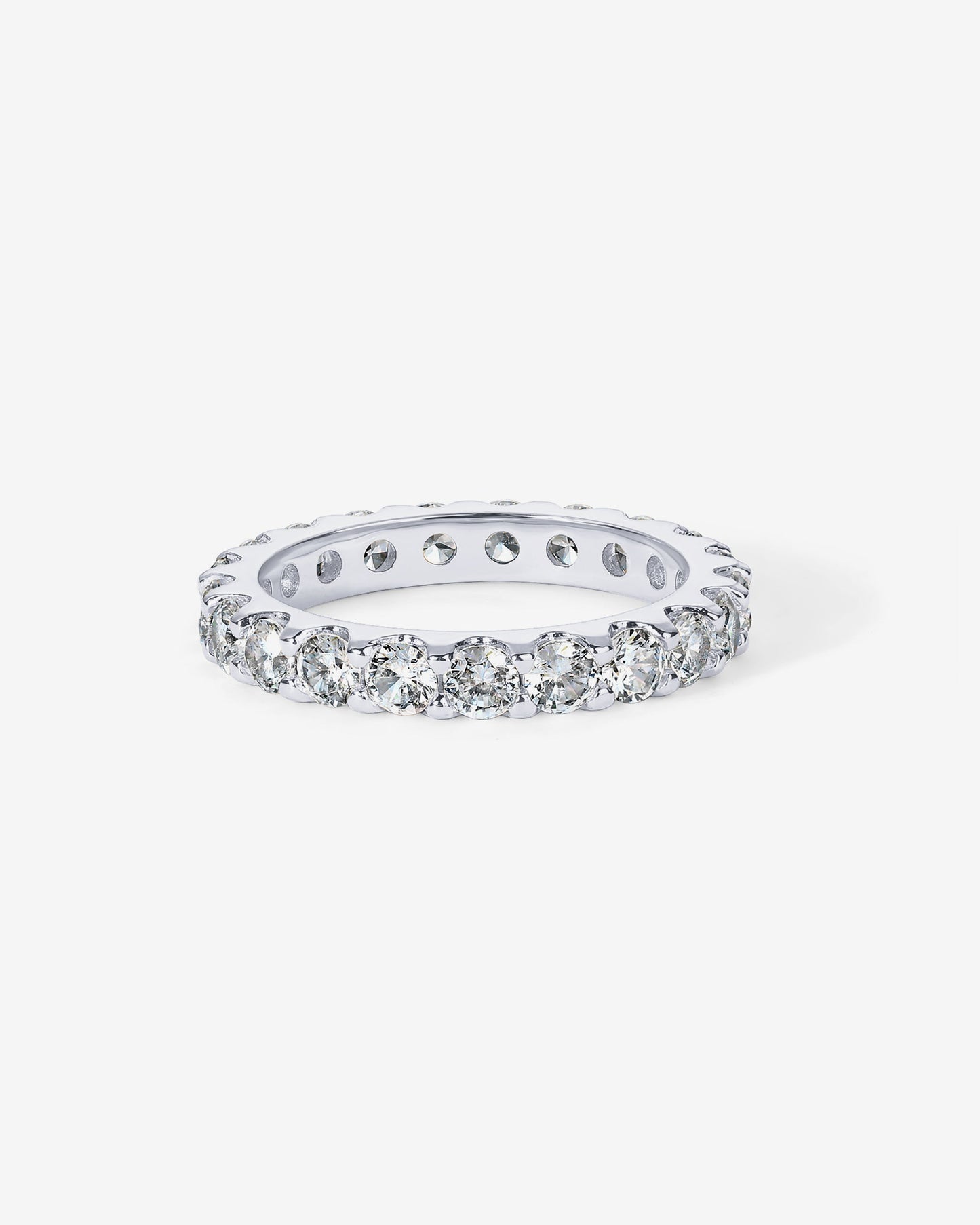 Cubic Zirconia Stackable Eternity Ring