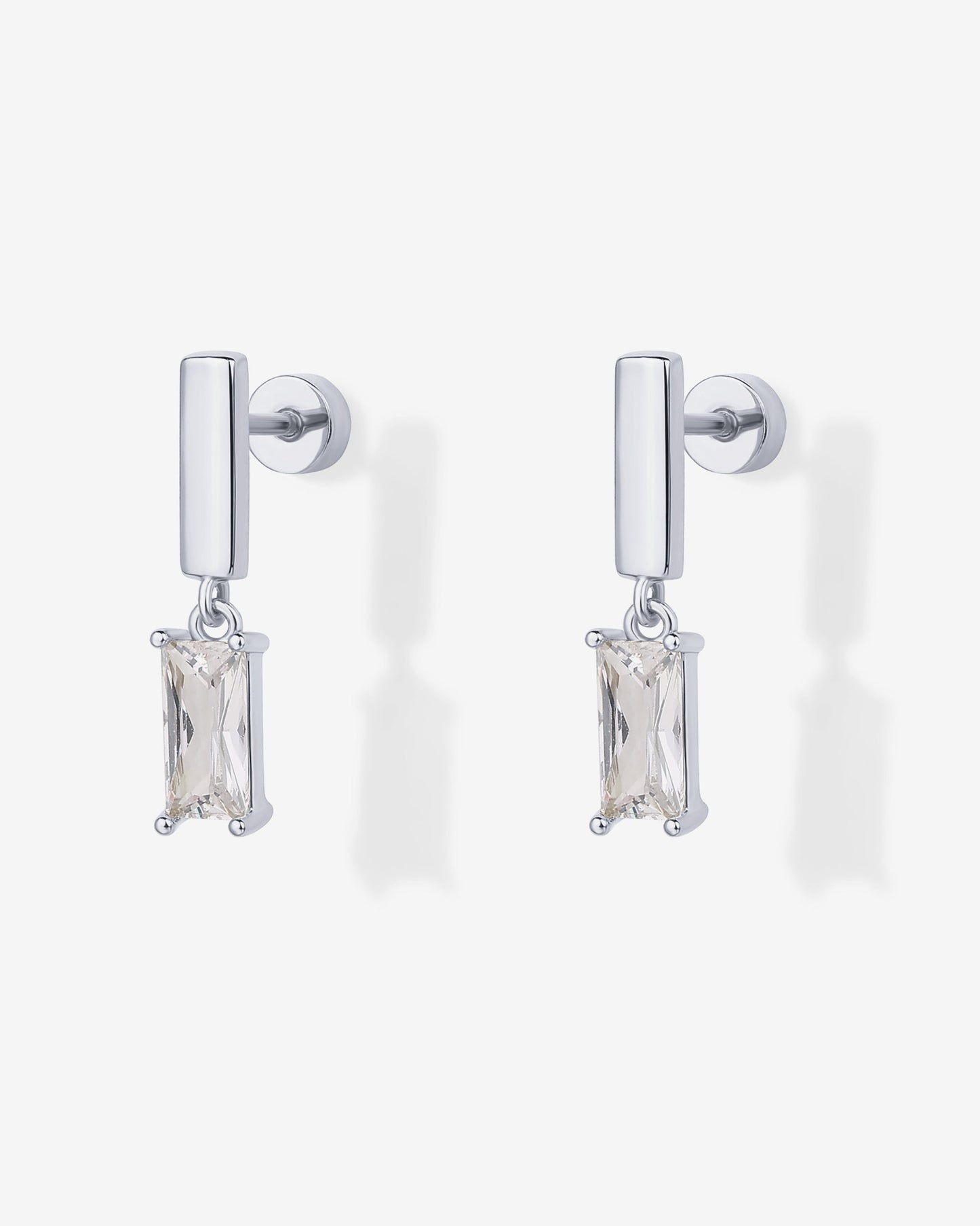 Baguette Dangle Flat Backs