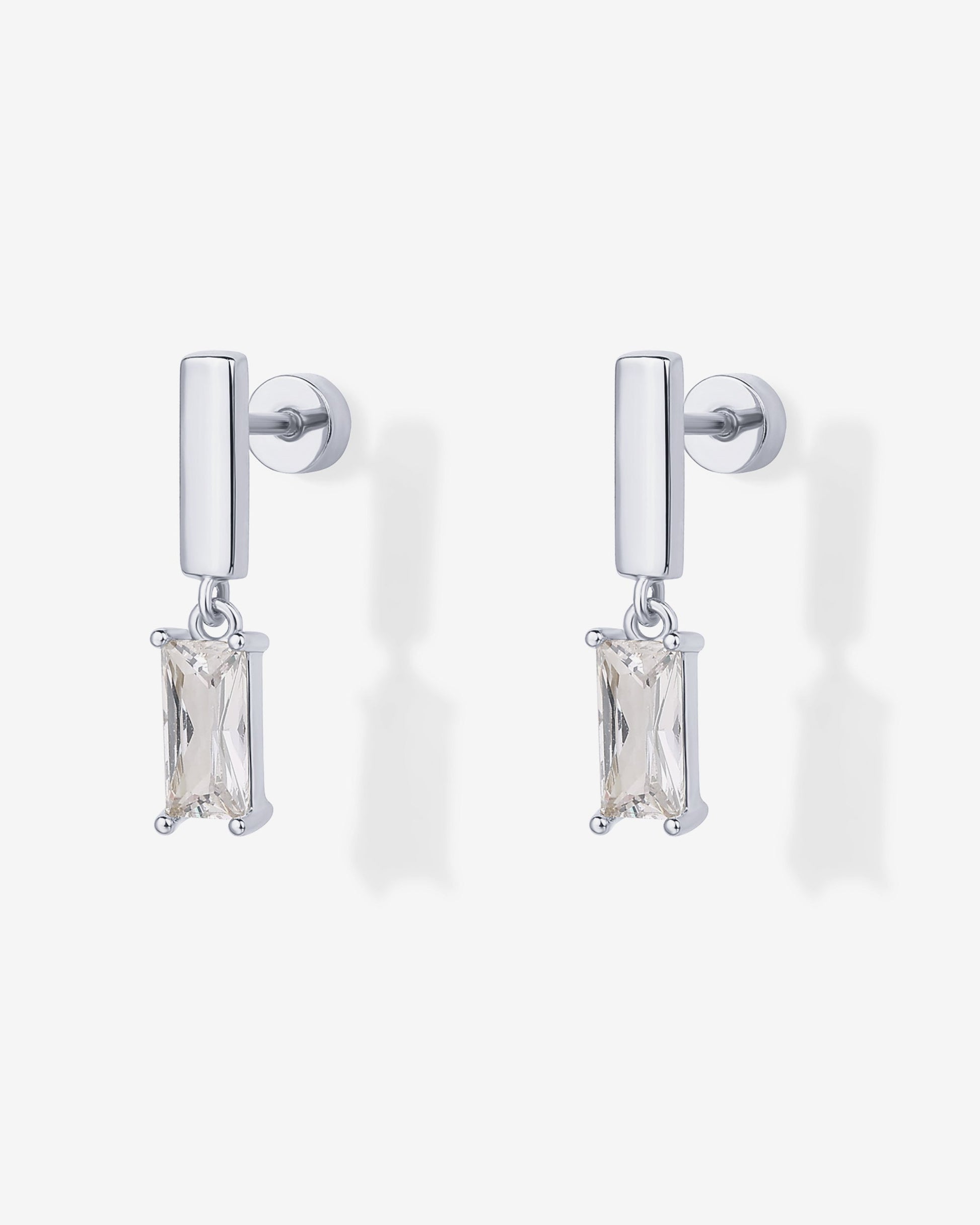 Baguette Dangle Flat Backs