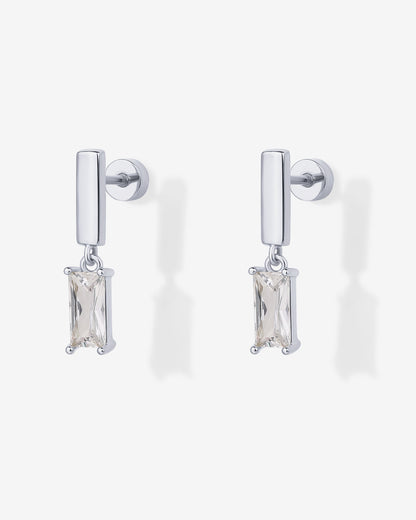 Baguette Dangle Flat Backs
