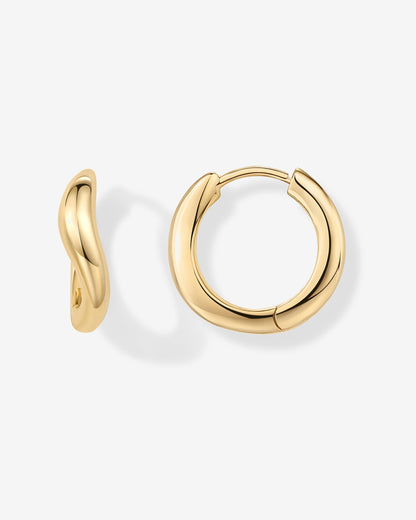 Mar Wavy Hoops