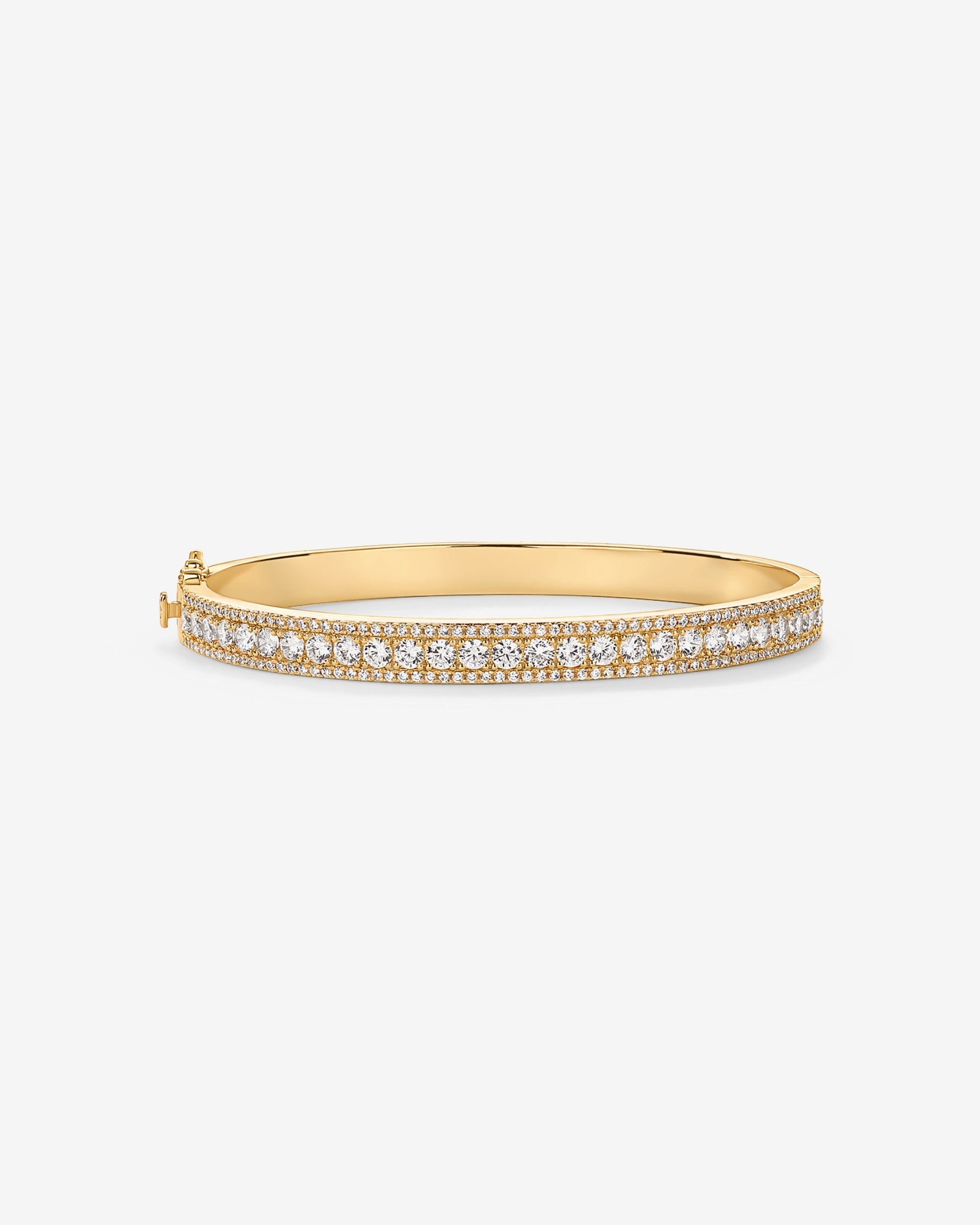 Classic Cubic Zirconia Bangle Bracelet