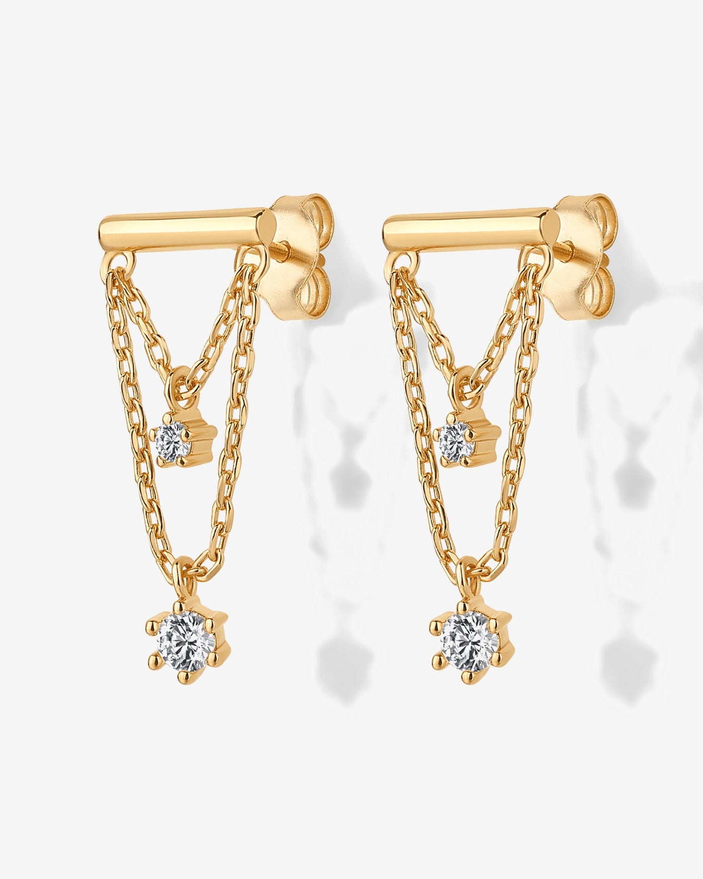 Bar Chained Earring