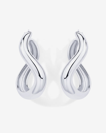 Wavy Statement Hoops