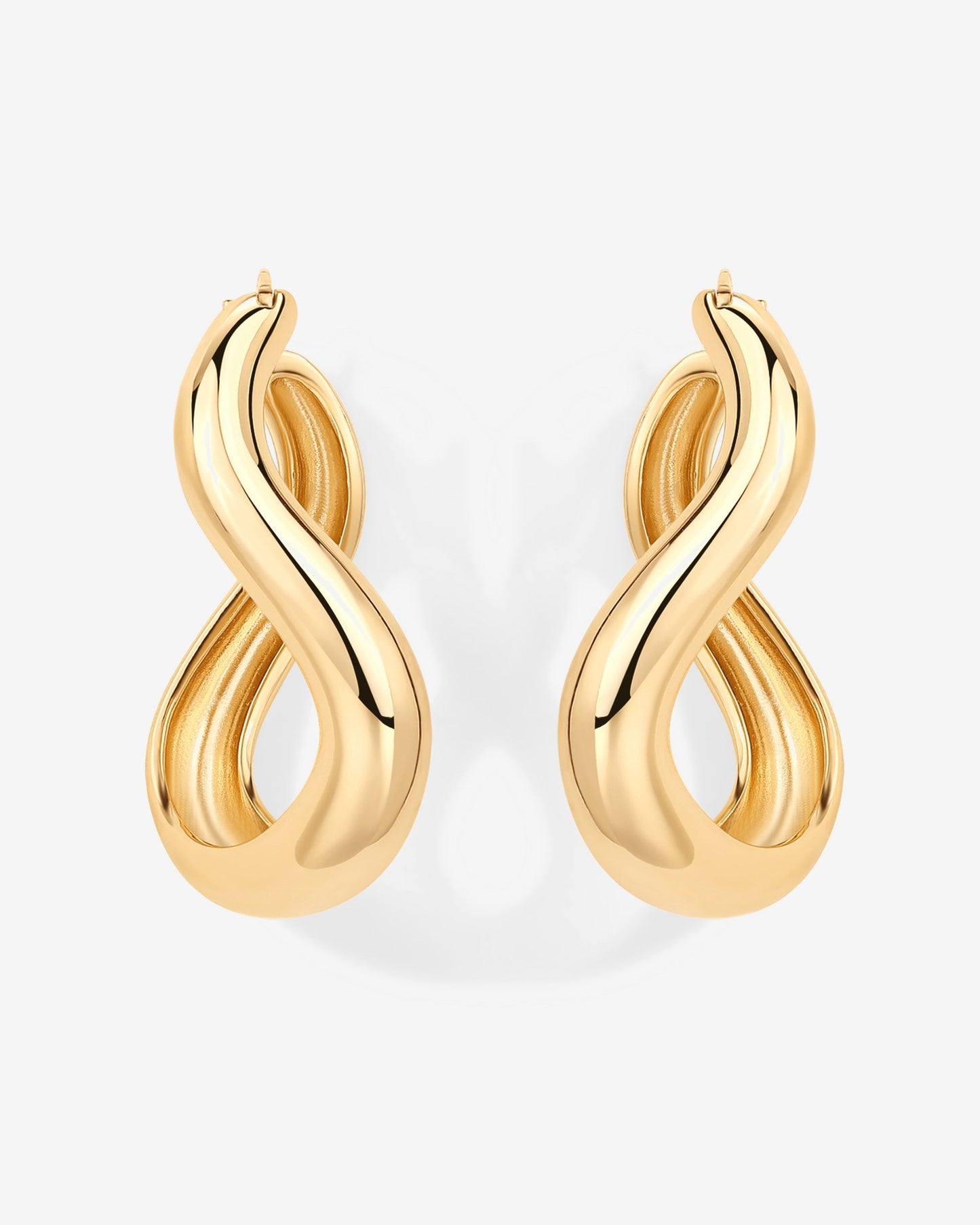 Wavy Statement Hoops