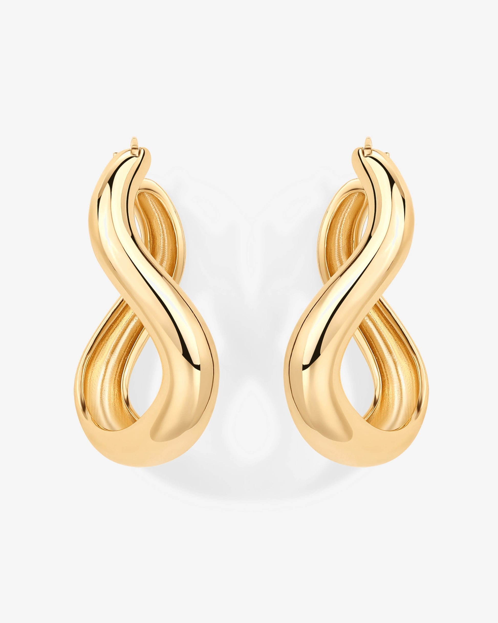Wavy Statement Hoops